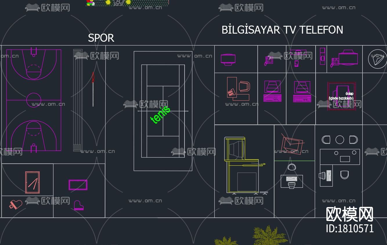 通用cad图库下载（渲染图6）