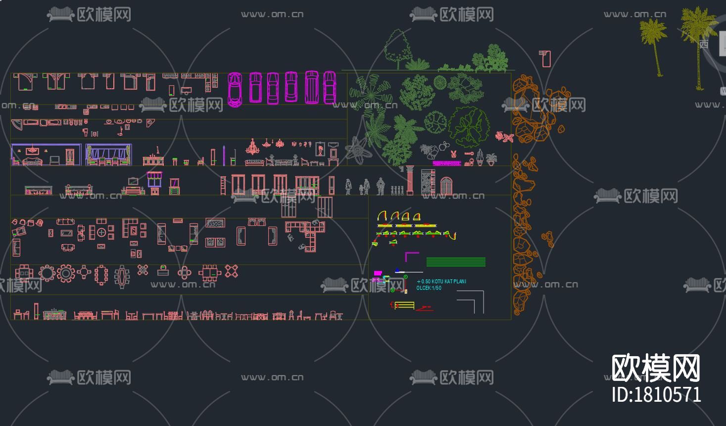 通用cad图库下载（渲染图4）