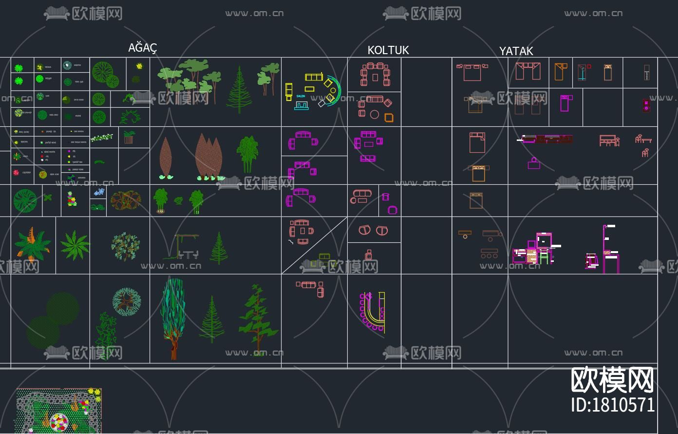 通用cad图库下载（渲染图3）