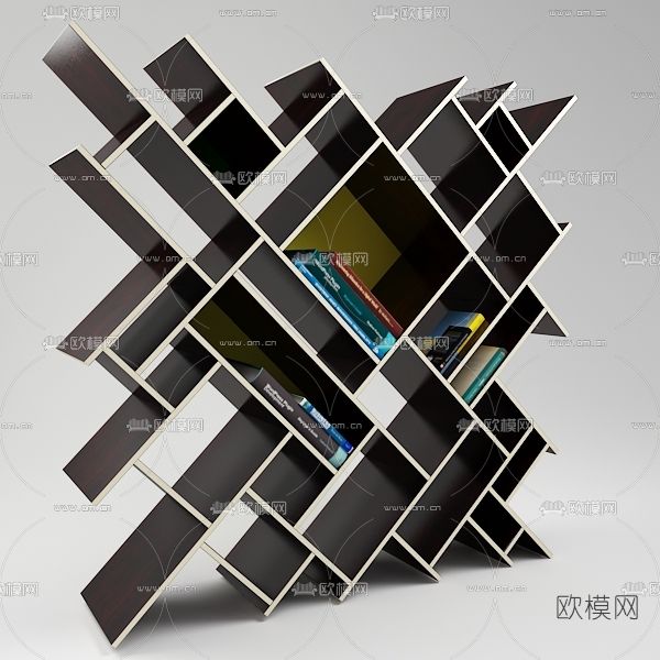 现代装饰柜免费3d模型下载