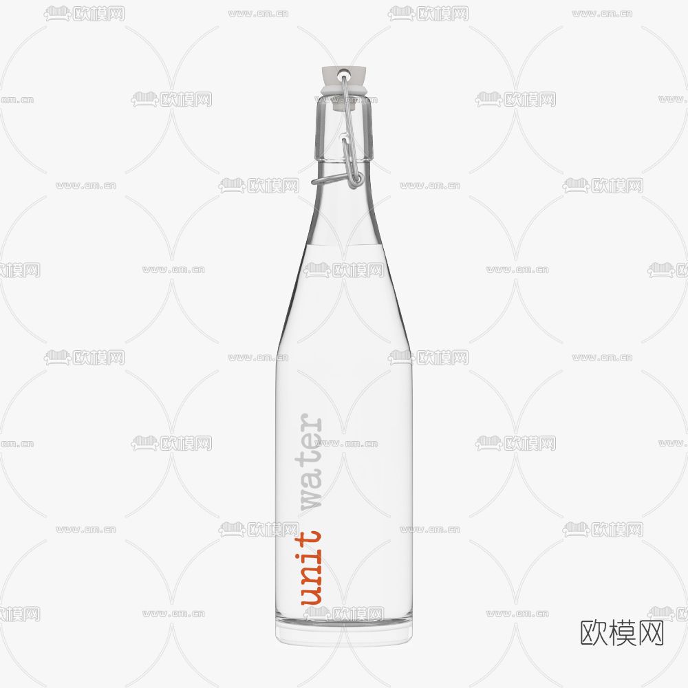 现代矿泉水免费3d模型下载