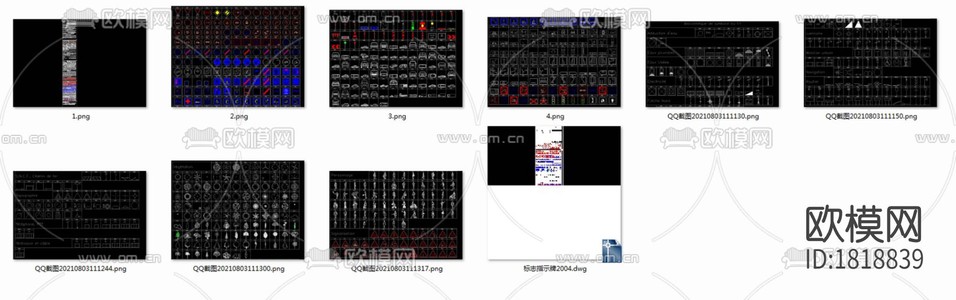 交通標(biāo)識cad圖庫下載(渲染圖5)