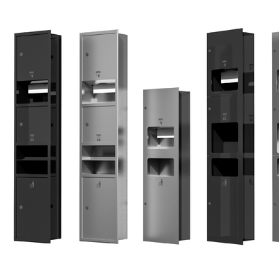  现代嵌入式纸巾盒su模型 