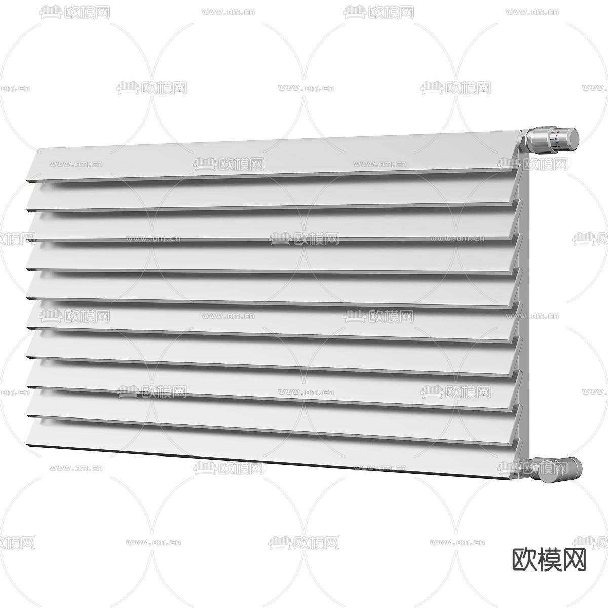 现代暖气片散热器3d模型