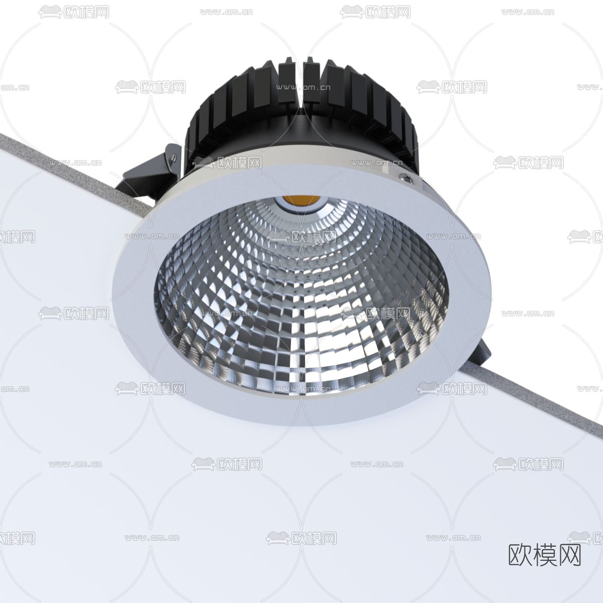 现代射灯免费3d模型下载