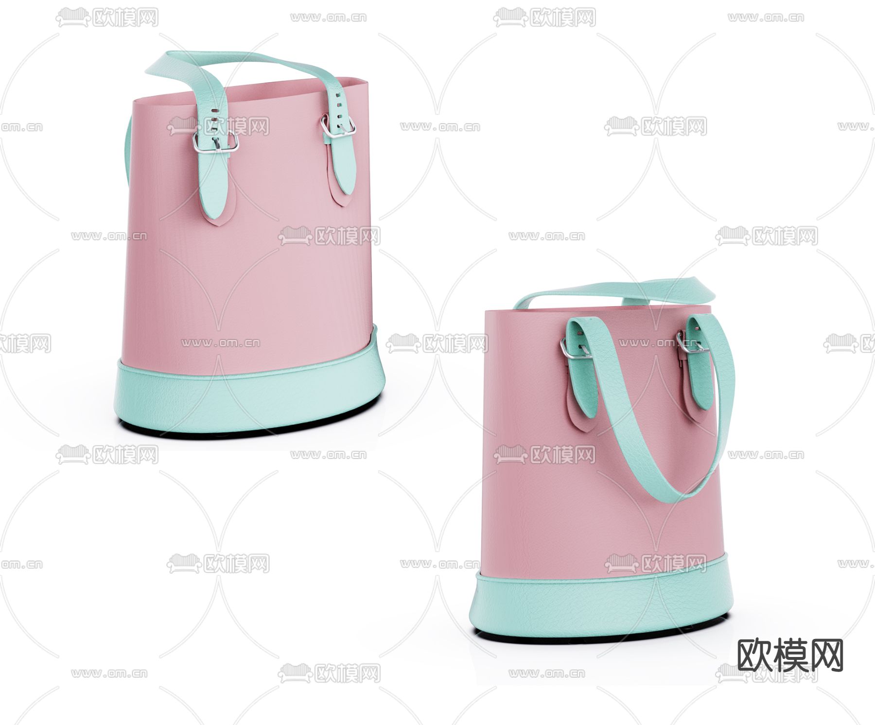 现代手提包3d模型下载