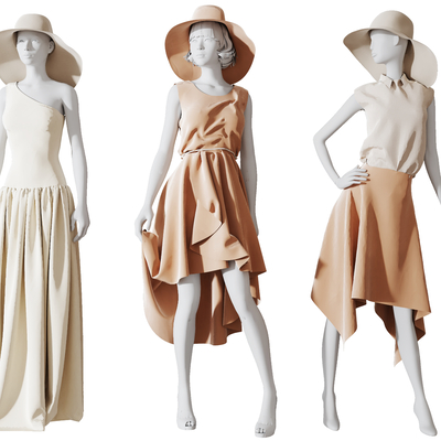 服装模特3d模型