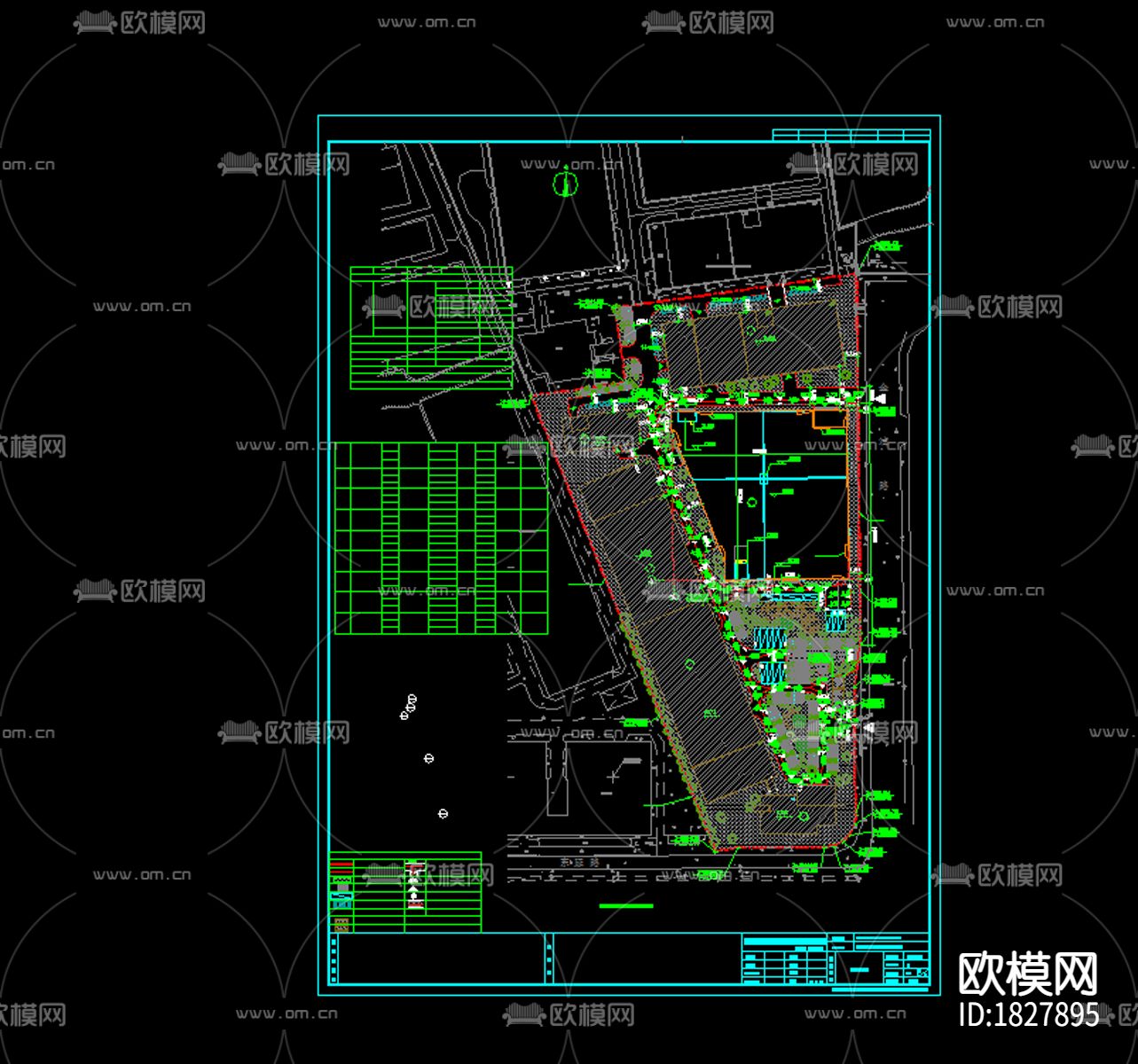 苏州柏悦酒店cad施工图下载（渲染图3）