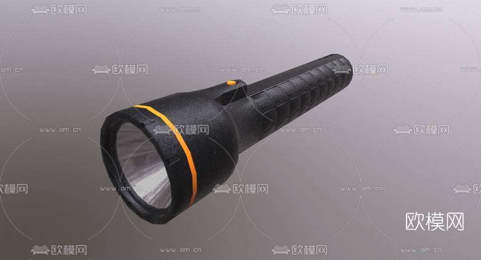现代手电筒免费3d模型下载