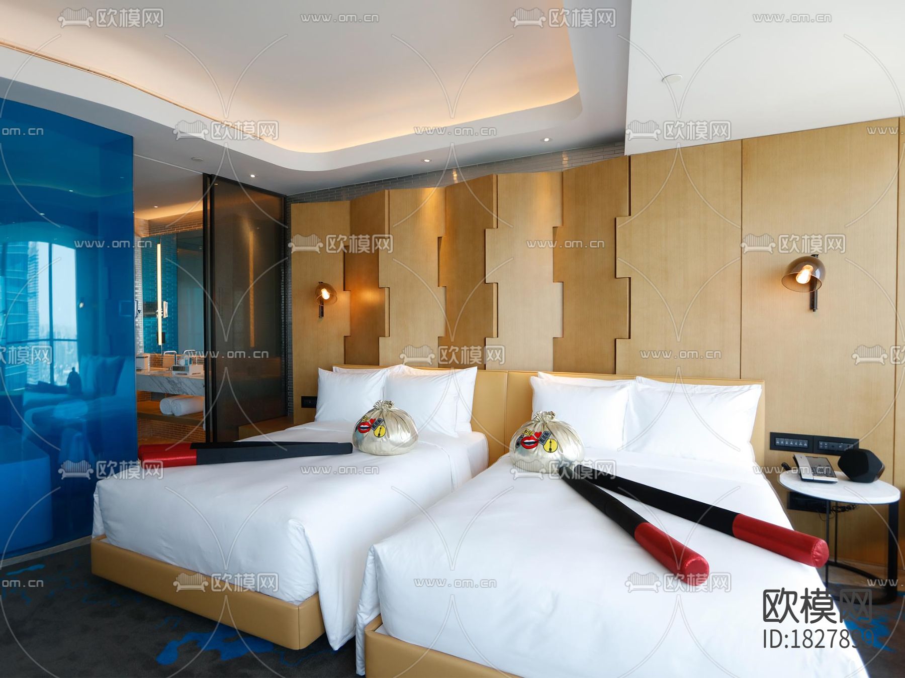 上海外滩酒店cad施工图下载（渲染图2）