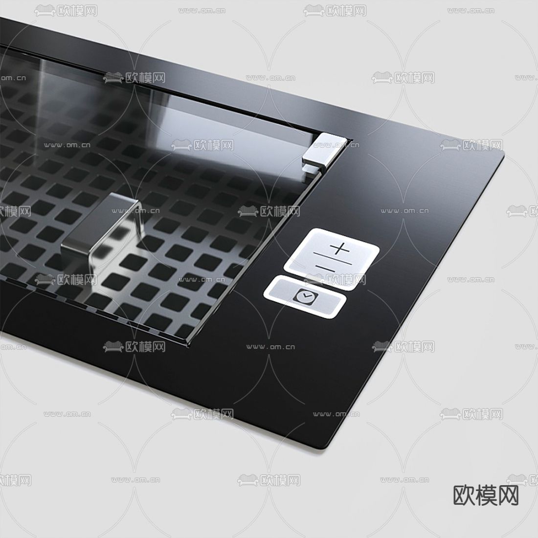 现代壁炉3d模型下载（渲染图2）