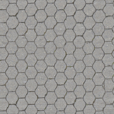  六边形做旧户外地砖 