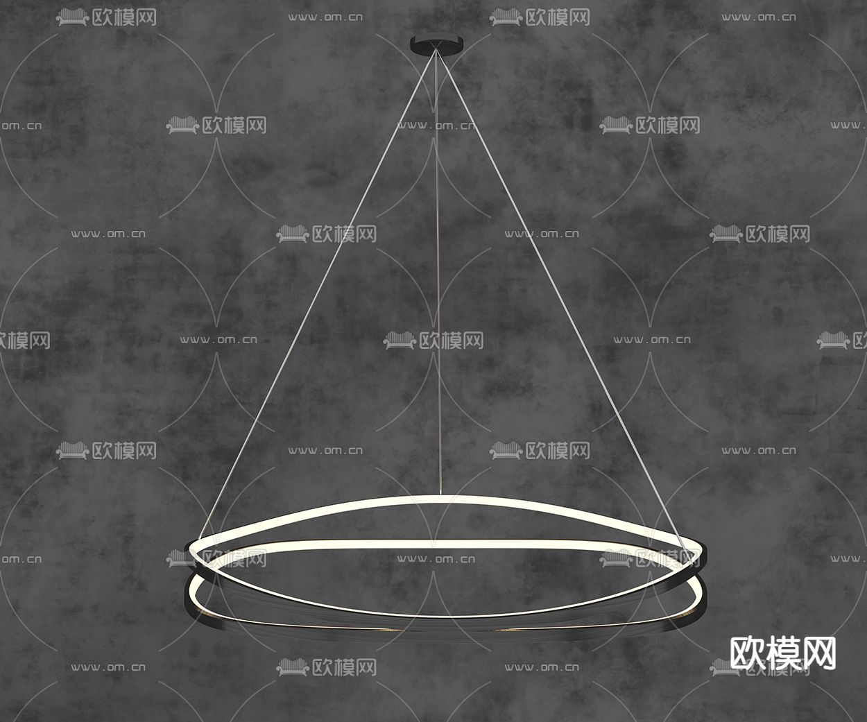 现代吊灯免费3d模型下载