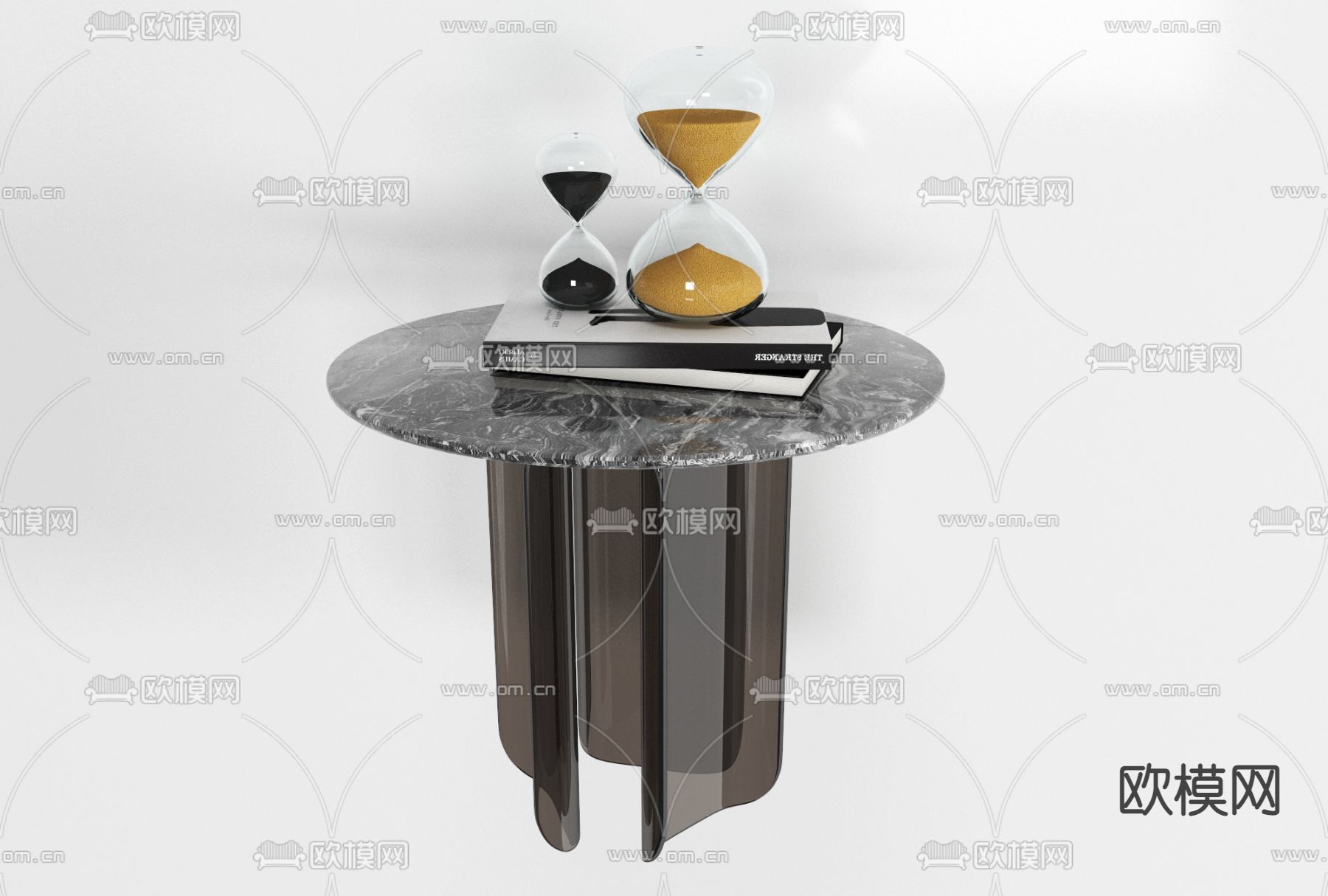 现代轻奢圆几免费3d模型下载