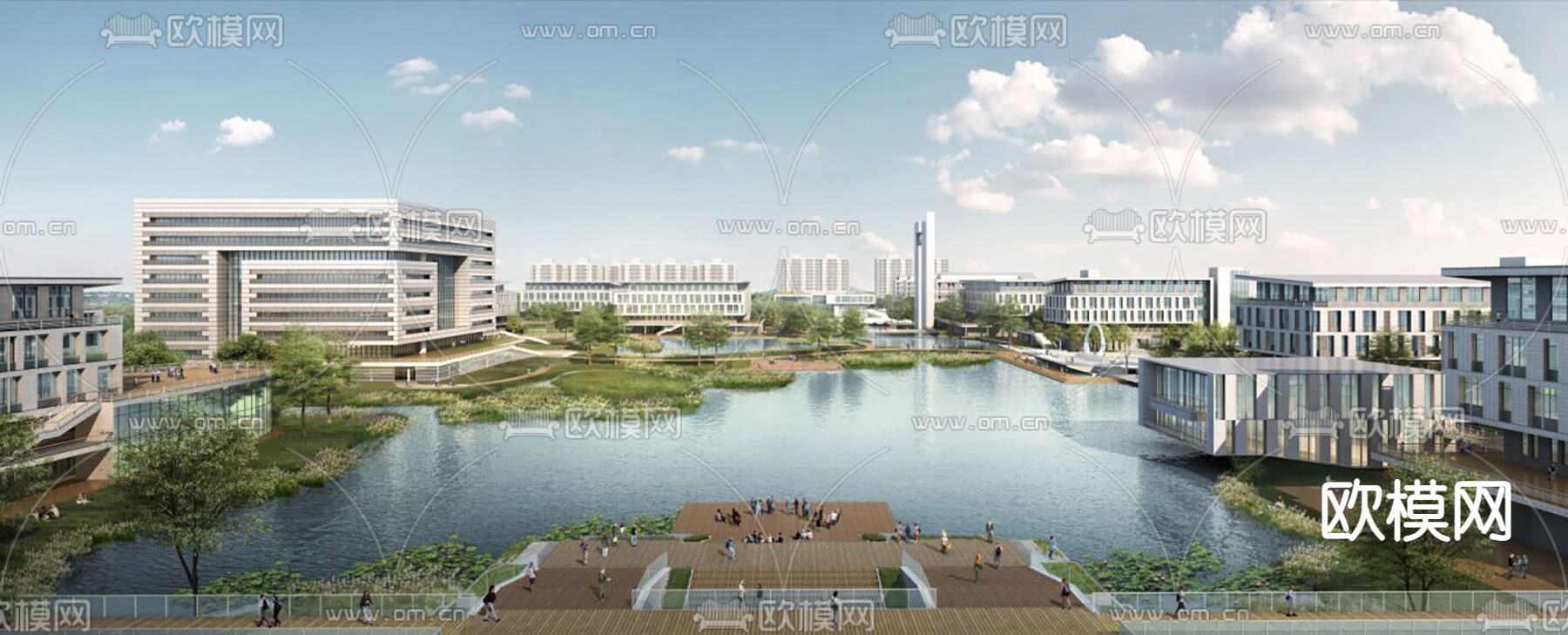 中式大学学校su模型