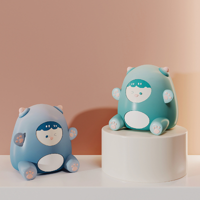  现代卡通摆件su模型 