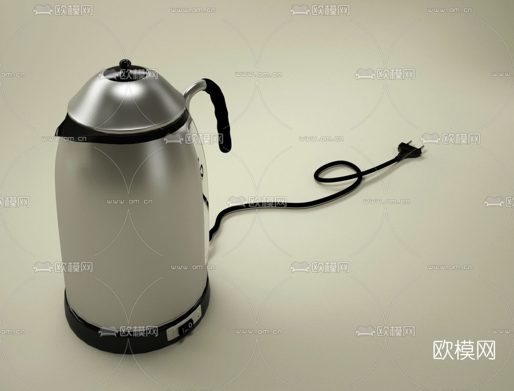 现代热水壶免费3d模型下载