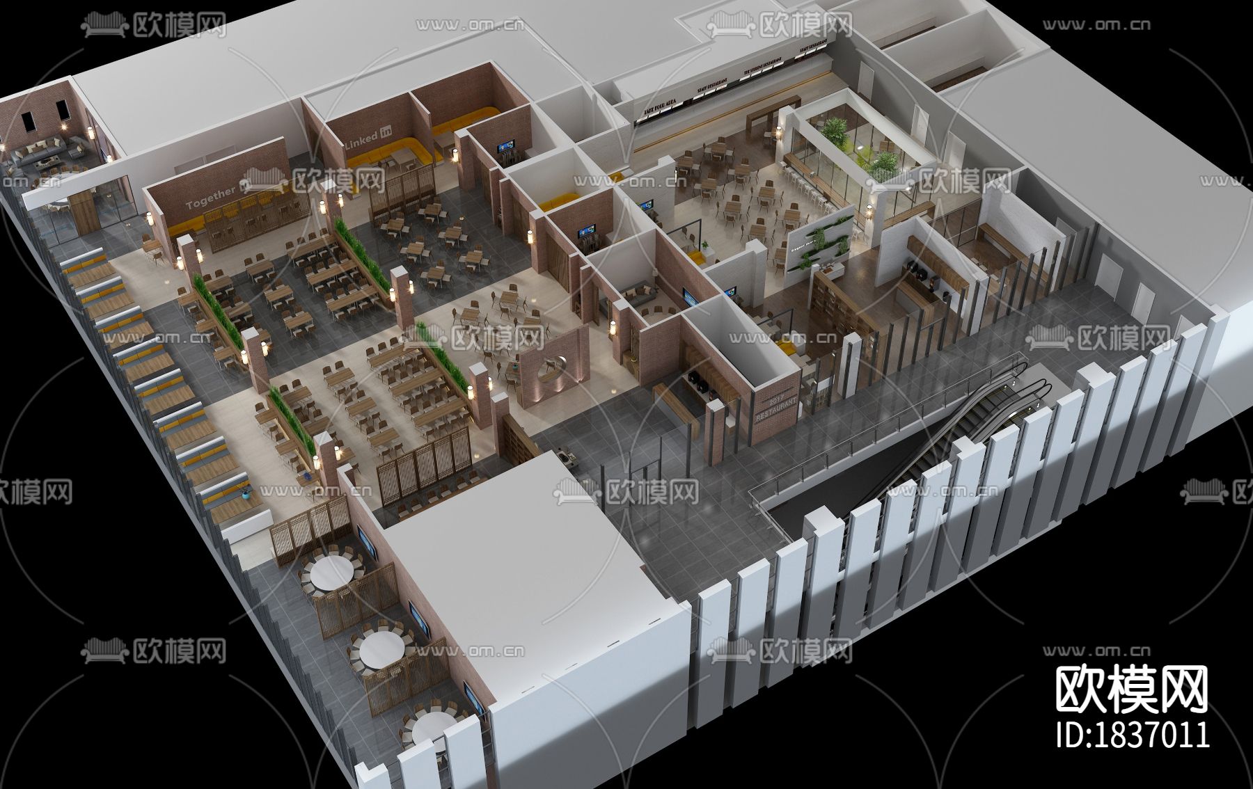 航空航天大学北区食堂cad施工图