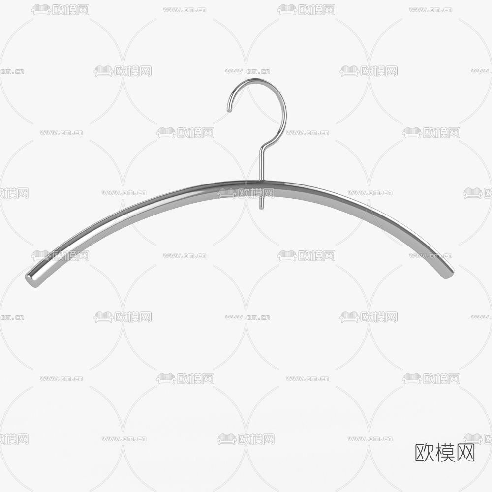 现代金属衣架免费3d模型下载