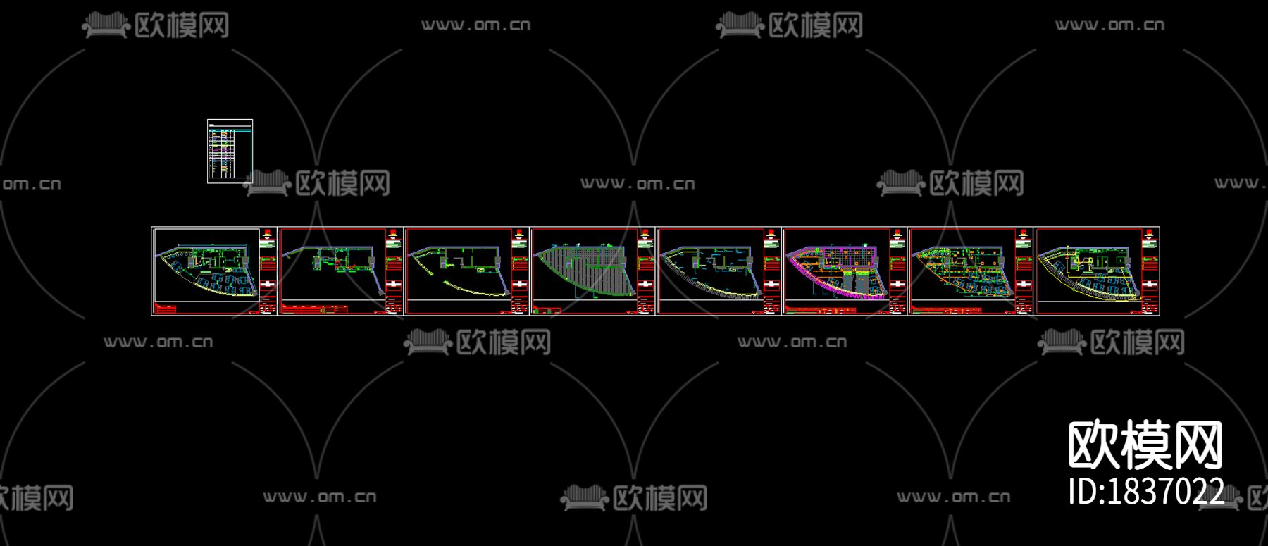 快餐店cad施工图下载（渲染图1）