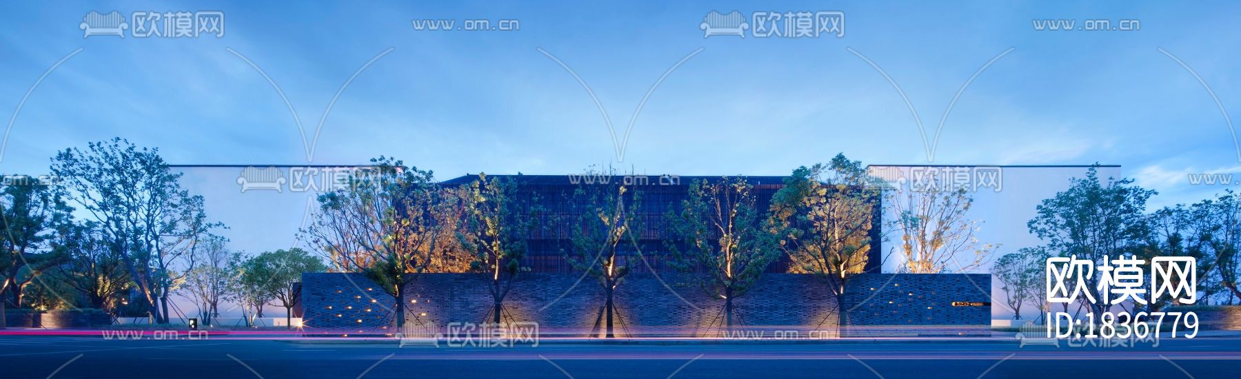 酒店cad施工图下载（渲染图2）