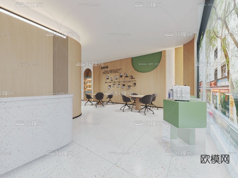 现代生活用品专卖店3d模型下载(渲染图4)