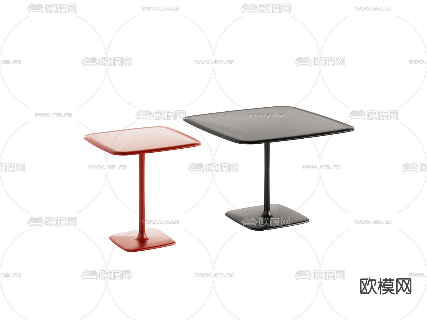 Cor 现代茶几边几3d模型下载