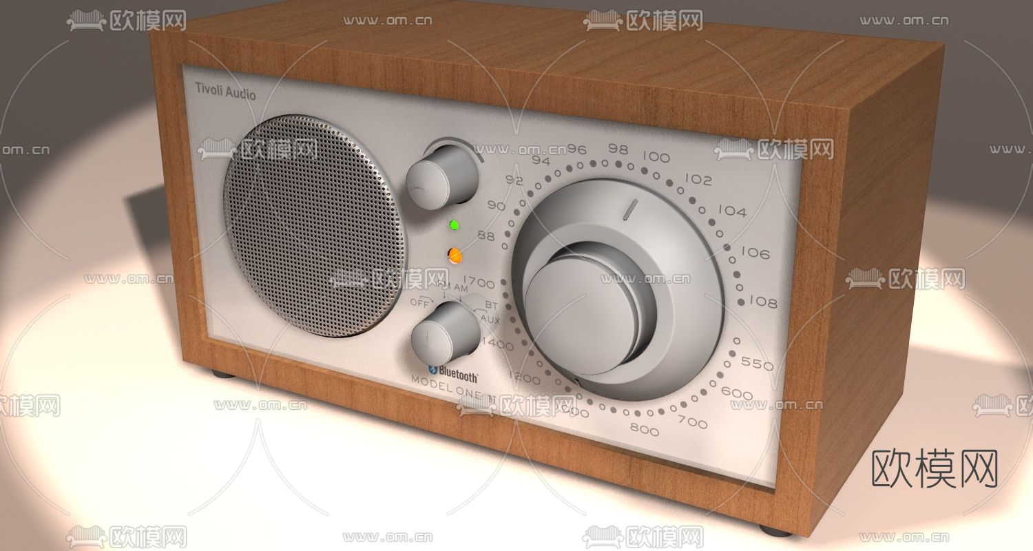 现代收音机免费3d模型下载