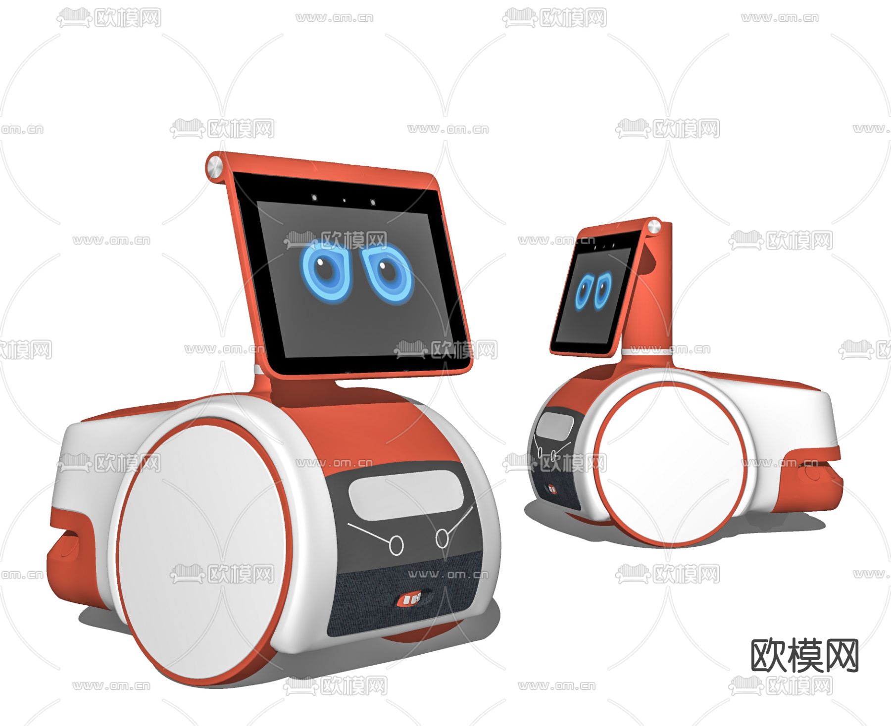 现代智能机器人su模型下载（渲染图2）