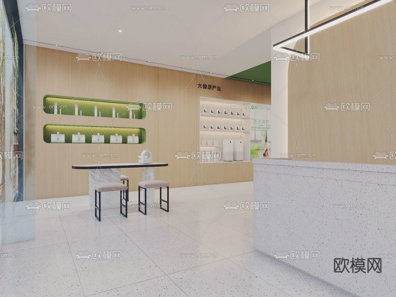 现代生活用品专卖店3d模型下载(渲染图3)