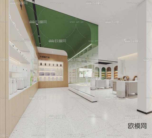 现代生活用品专卖店3d模型下载(渲染图5)