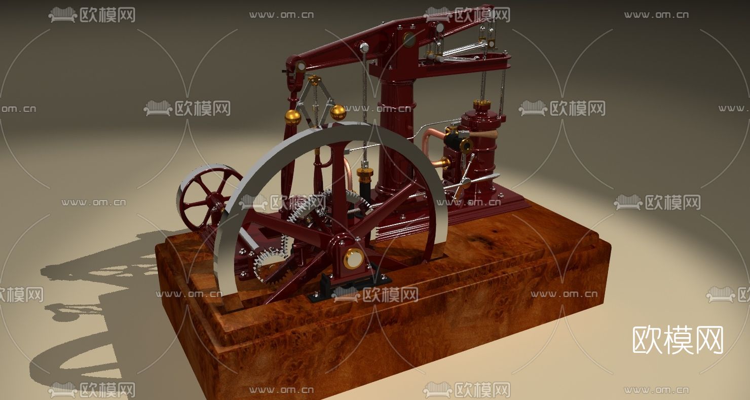 现代器械摆件免费3d模型下载