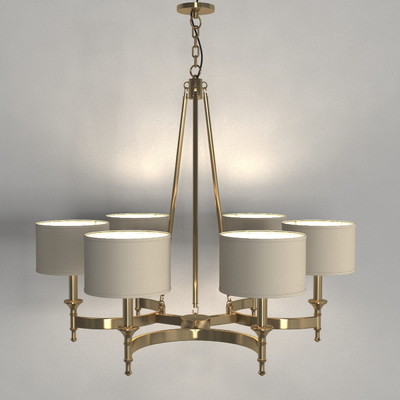 现代客厅吊灯3d模型-3dmax模型免费下载-欧模网