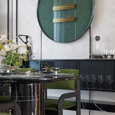 岳蒙设计 新中式餐厅