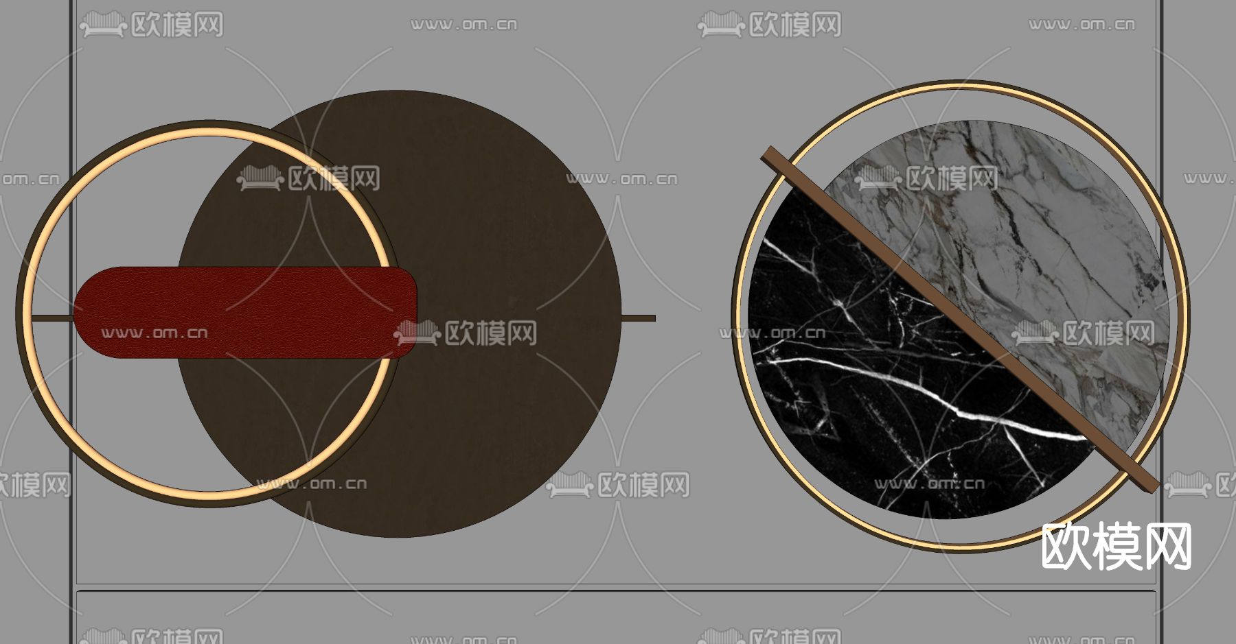 现代立体墙饰挂件su模型
