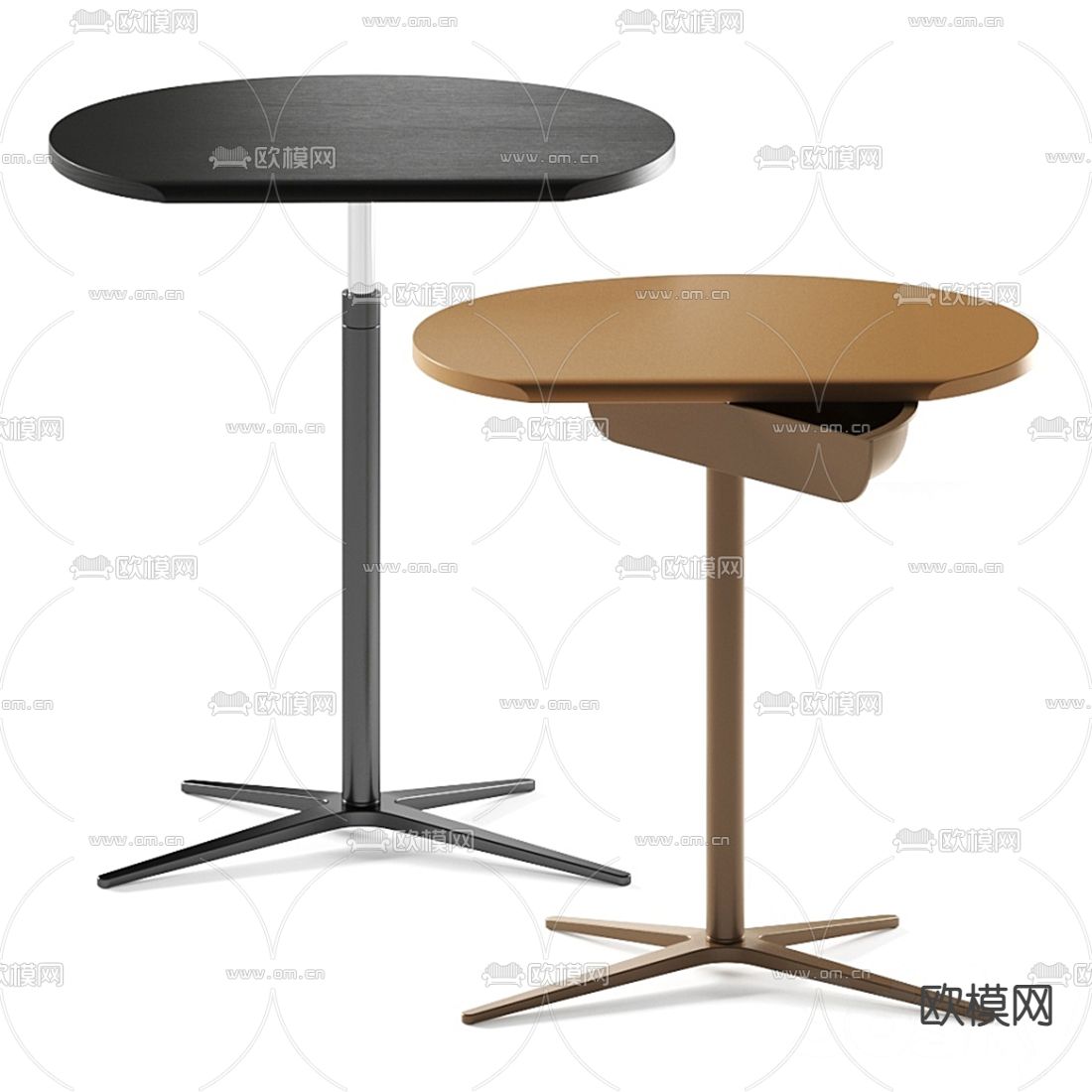 现代金属角几3d模型