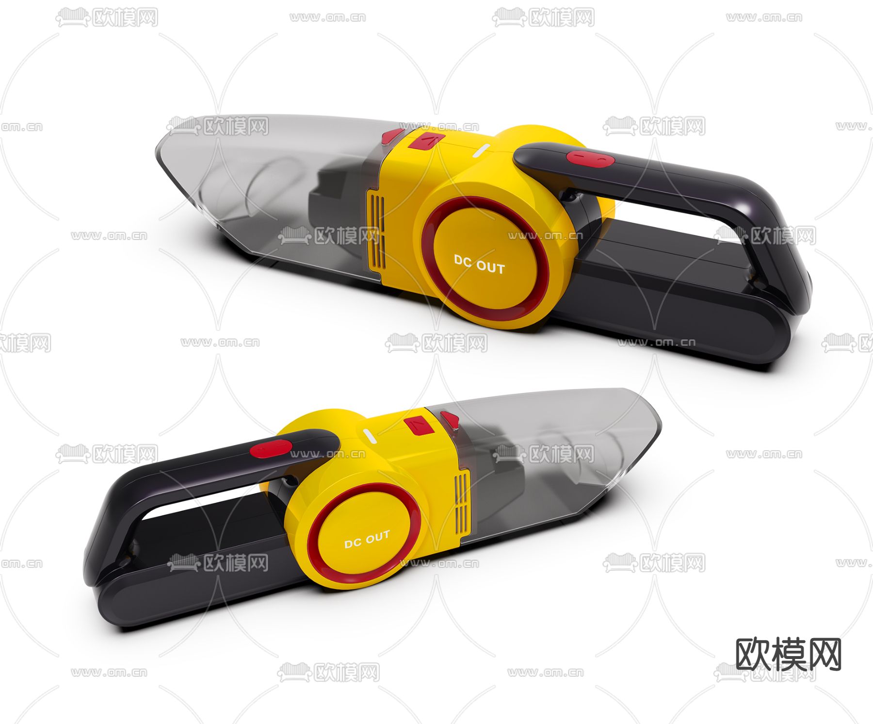 现代吸尘器3d模型下载