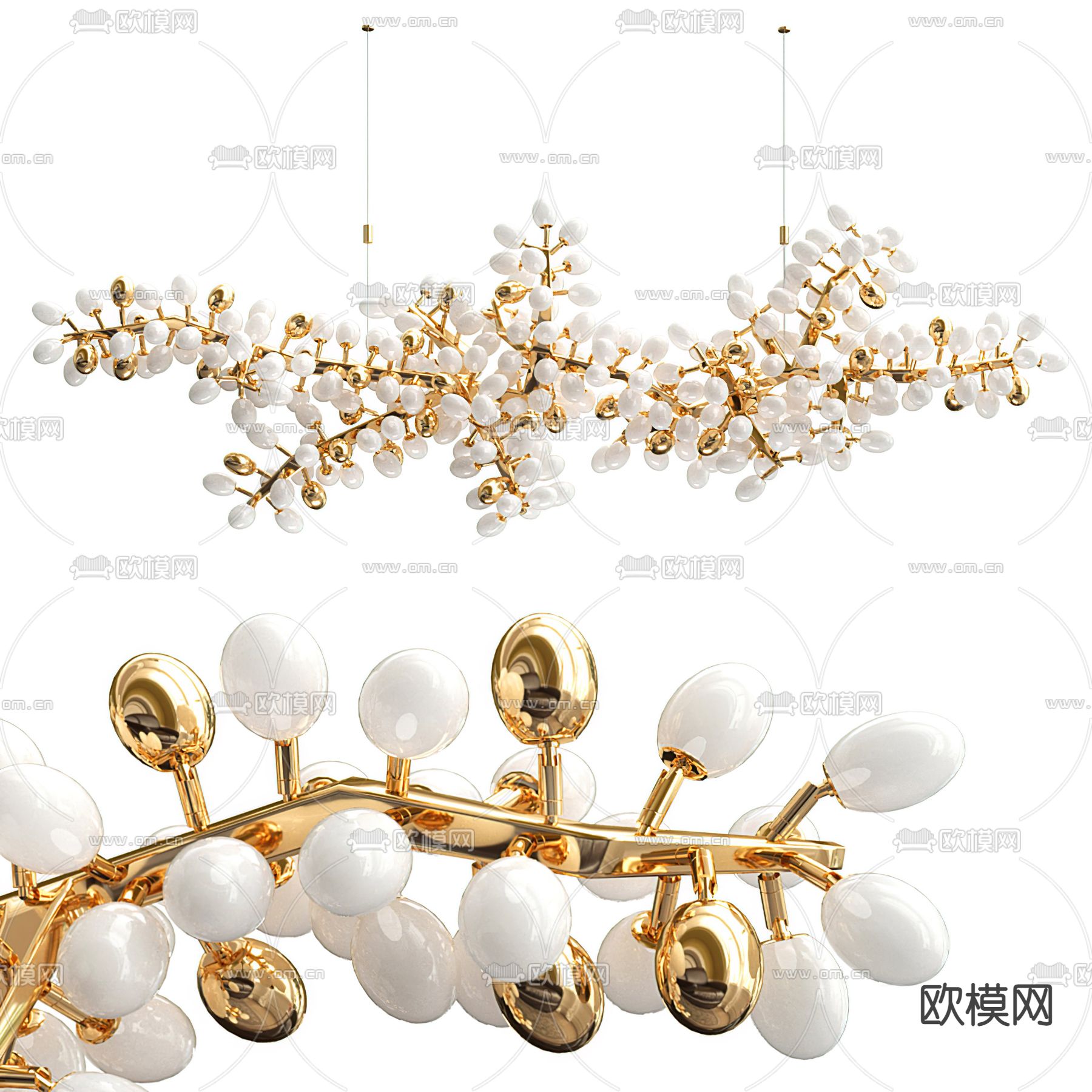 Moooi 枝形吊灯3d模型下载