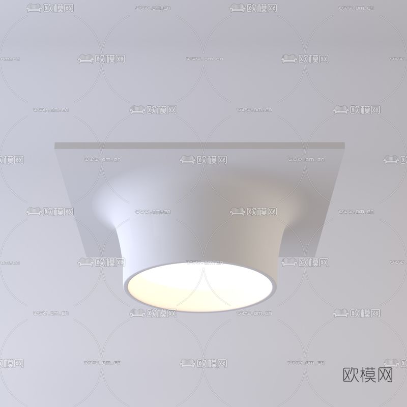 现代吸顶灯免费3d模型下载