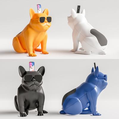 现代网红狗音响su模型