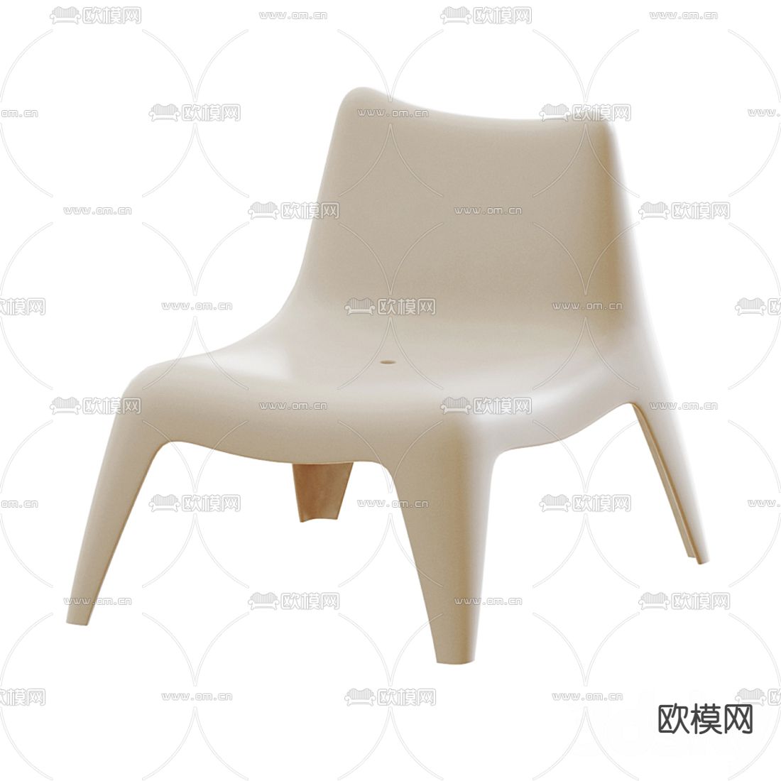 现代户外休闲桌椅3d模型下载（渲染图3）