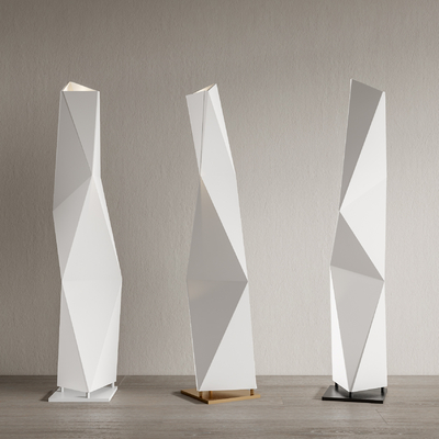 现代时尚落地灯su模型