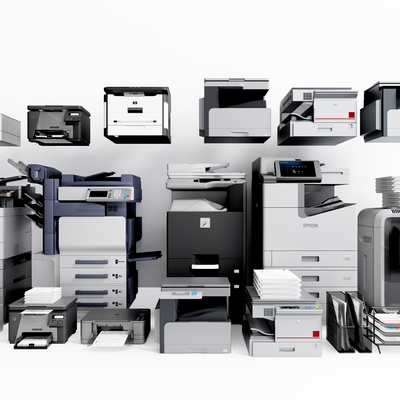  现代打印机su模型 