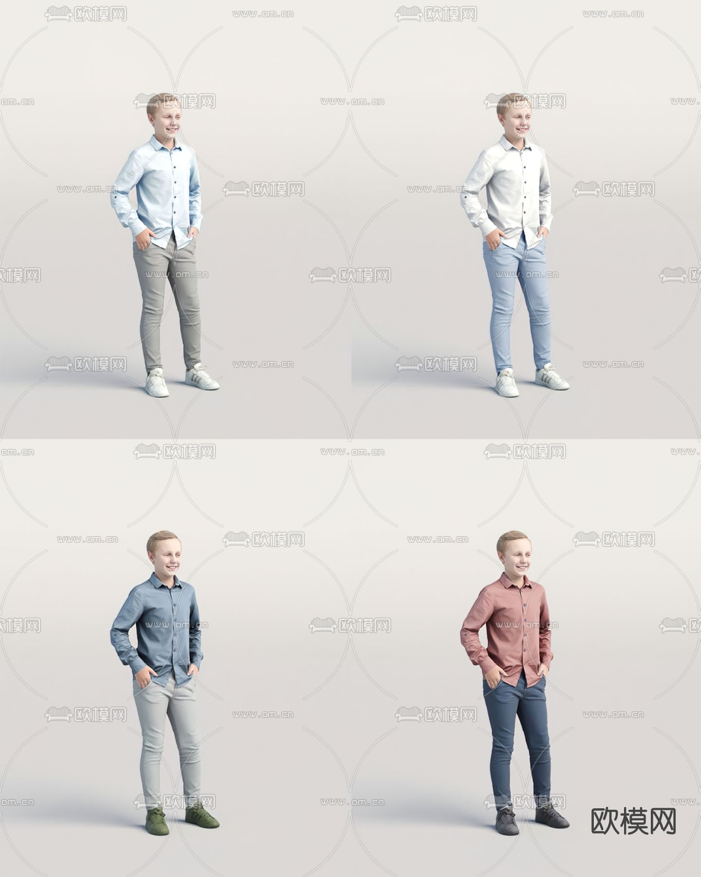 现代男孩su模型下载