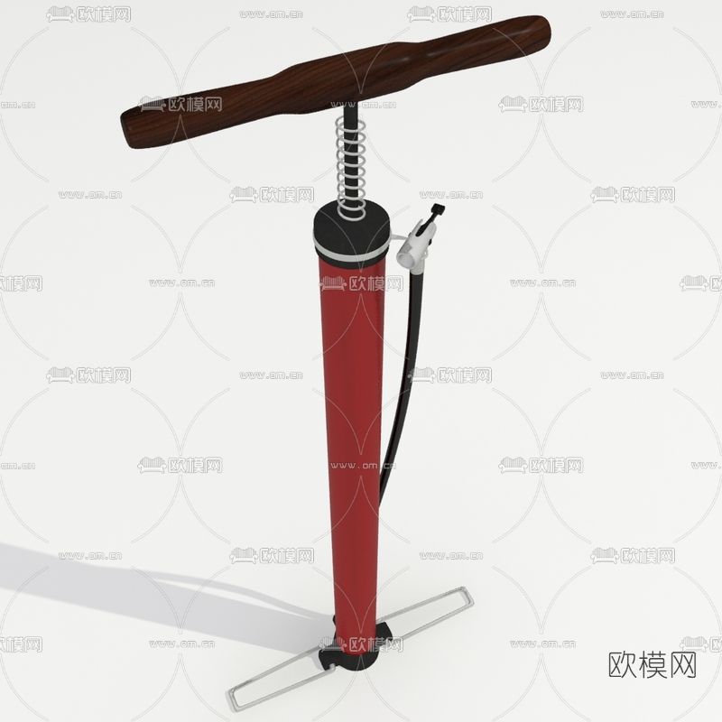 现代打气筒免费3d模型下载
