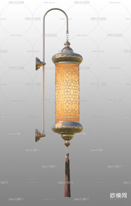 简欧轻奢壁灯免费3d模型下载