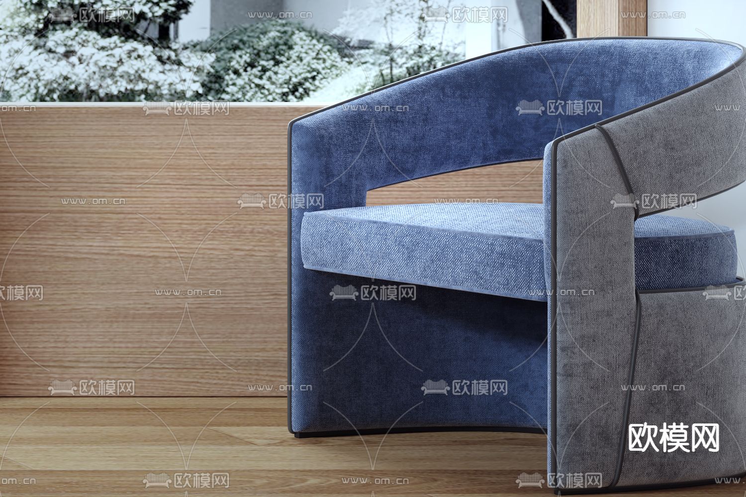 新中式茶室3d模型下载（渲染图4）