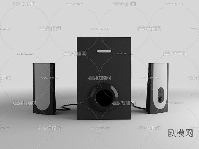 现代音响免费3d模型下载
