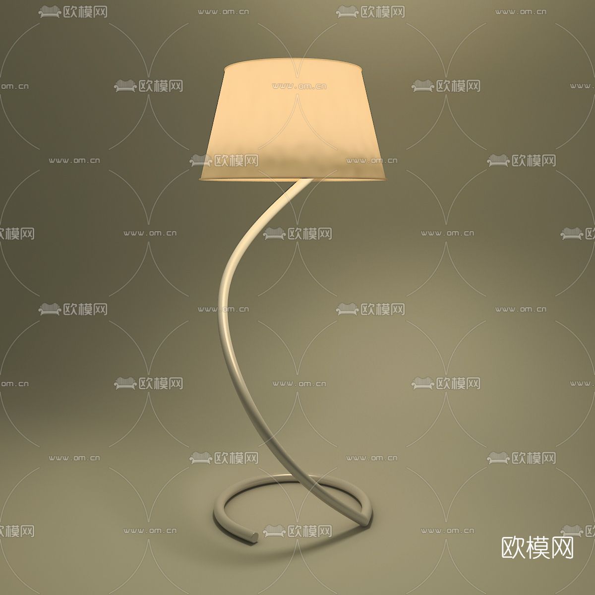 现代落地灯免费3d模型下载