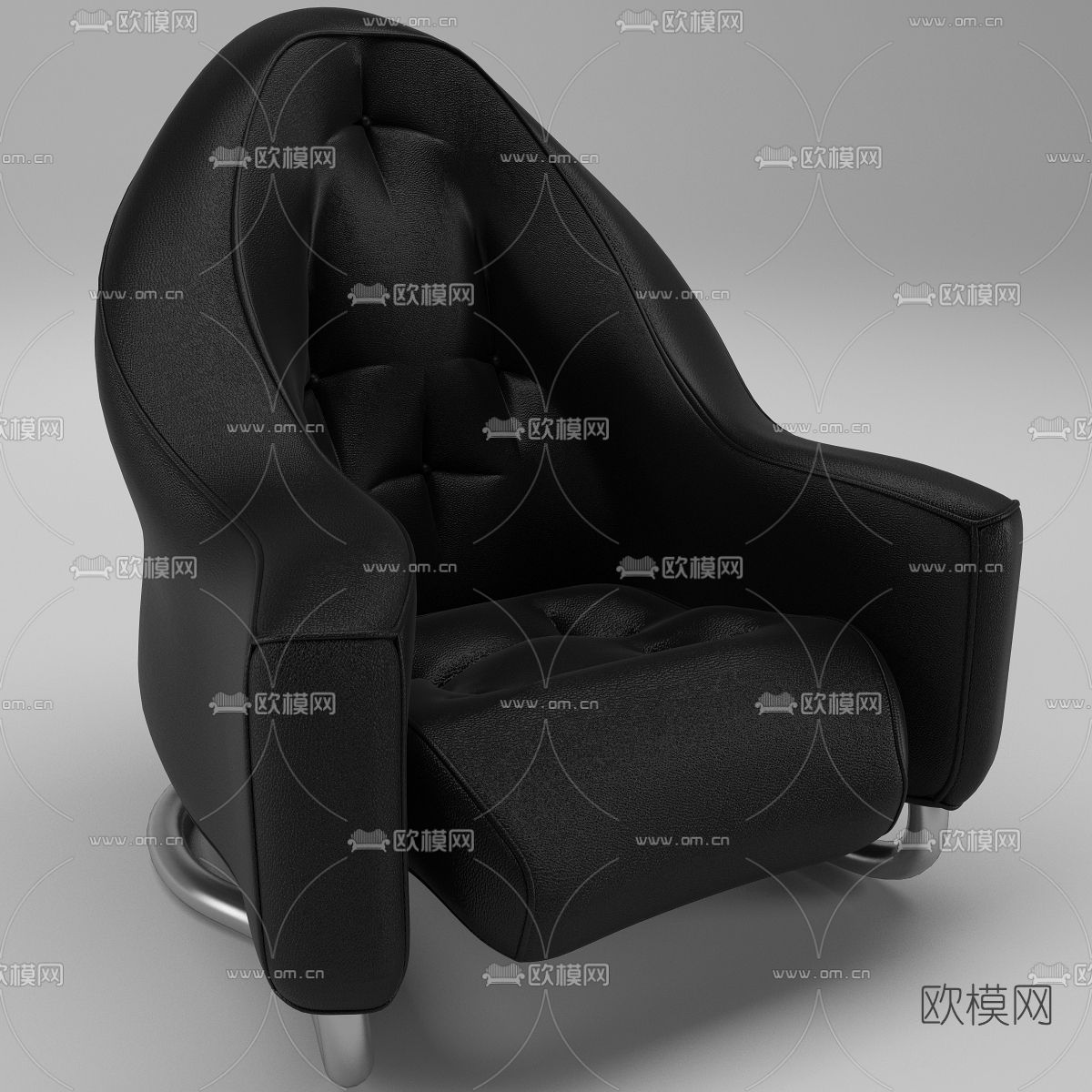 现代单人沙发免费3d模型下载